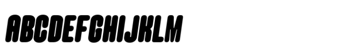 Hoolister Black Italic Font UPPERCASE