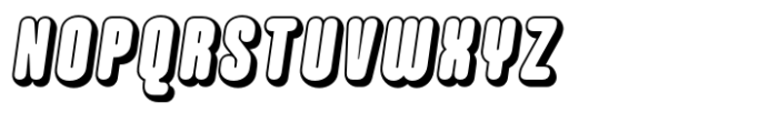 Hoolister Black Shaded Italic Font UPPERCASE