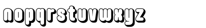 Hoolister Black Shaded Font LOWERCASE