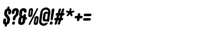 Hoolister Bold Italic Font OTHER CHARS