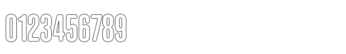 Hoolister Bold Outline Font OTHER CHARS