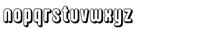 Hoolister Bold Shaded Font LOWERCASE