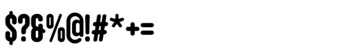 Hoolister Bold Font OTHER CHARS