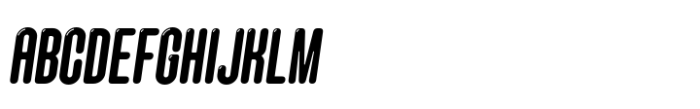 Hoolister Demi Bold Glow Italic Font