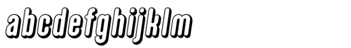 Hoolister Demi Bold Shaded Italic FONT