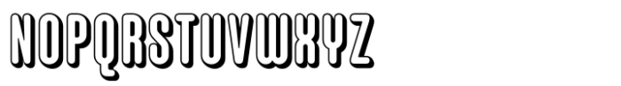 Hoolister Demi Bold Shaded Font UPPERCASE