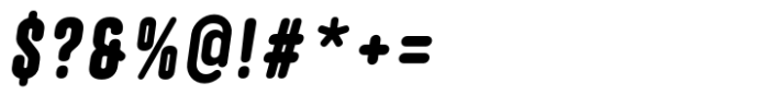 Hoolister Extra Bold Base Italic Font OTHER CHARS
