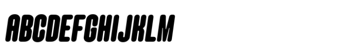 Hoolister Extra Bold Italic Font UPPERCASE