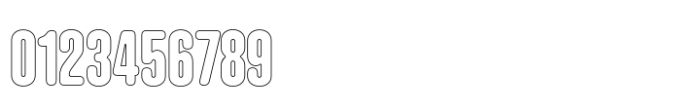 Hoolister Extra Bold Outline Font OTHER CHARS