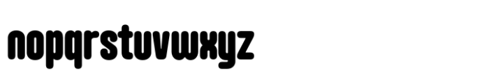 Hoolister Extra Bold Font LOWERCASE