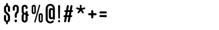 Hoolister Medium Base Font OTHER CHARS
