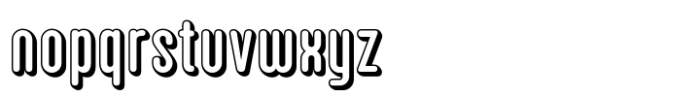 Hoolister Medium Shaded Font LOWERCASE