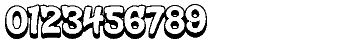 Hoopsy 3 D Extrude Font OTHER CHARS