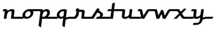Hooptie Script Italic Font LOWERCASE