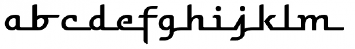 Hooptie Script Font LOWERCASE