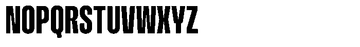 Hop Compressed Norm Black Font UPPERCASE