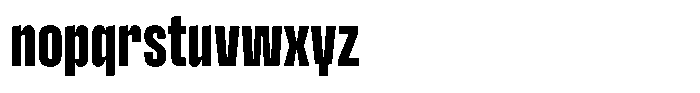 Hop Compressed Norm Black Font LOWERCASE