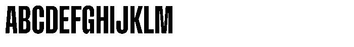 Hop Compressed Norm Bold Font UPPERCASE