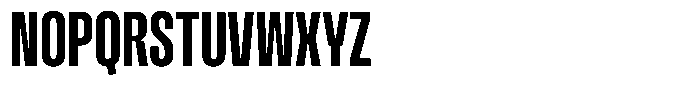 Hop Compressed Norm Bold Font UPPERCASE