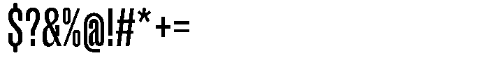 Hop Compressed Norm Medium Font OTHER CHARS