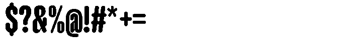 Hop Compressed Rounded Black Font OTHER CHARS