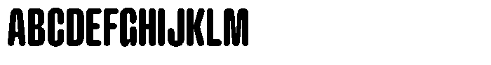 Hop Compressed Rounded Black Font UPPERCASE