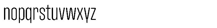 Hop Compressed Rounded Light Font LOWERCASE