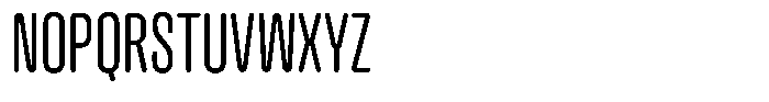 Hop Compressed Rounded Regular Font UPPERCASE