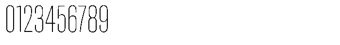 Hop Compressed Rounded Thin Font OTHER CHARS