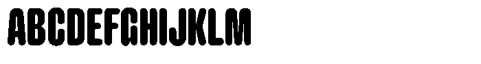 Hop Compressed Rounded Ultra Font UPPERCASE