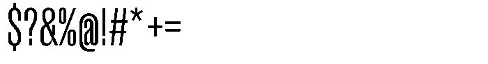 Hop Compressed Variable Font OTHER CHARS