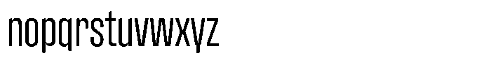 Hop Compressed Variable Font LOWERCASE