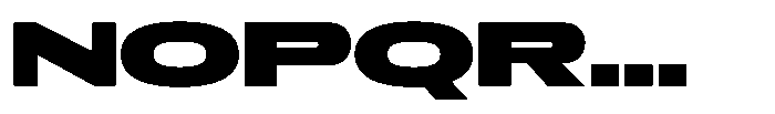 Hop Expanded Norm Black Font UPPERCASE