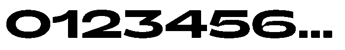 Hop Expanded Norm Bold Font OTHER CHARS