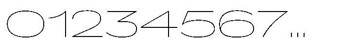 Hop Expanded Norm Extra Thin Font OTHER CHARS