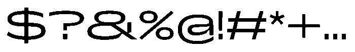 Hop Expanded Norm Light Font OTHER CHARS