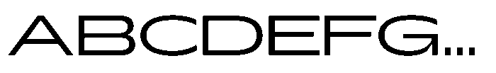 Hop Expanded Norm Light Font UPPERCASE