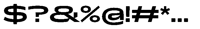 Hop Expanded Norm Medium Font OTHER CHARS