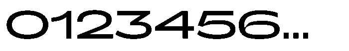 Hop Expanded Norm Regular Font OTHER CHARS