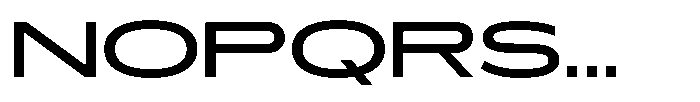 Hop Expanded Norm Regular Font UPPERCASE