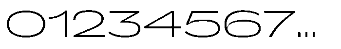 Hop Expanded Norm Thin Font OTHER CHARS