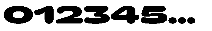 Hop Expanded Rounded Black Font OTHER CHARS
