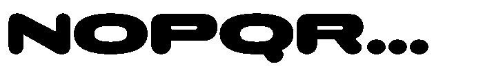 Hop Expanded Rounded Black Font UPPERCASE