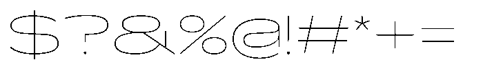 Hop Expanded Rounded Extra Thin Font OTHER CHARS
