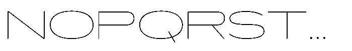 Hop Expanded Rounded Extra Thin Font UPPERCASE