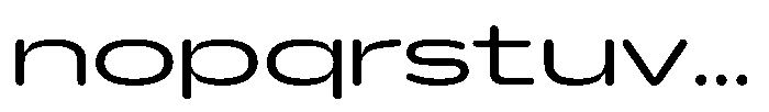 Hop Expanded Rounded Light Font LOWERCASE