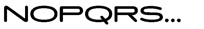 Hop Expanded Rounded Regular Font UPPERCASE