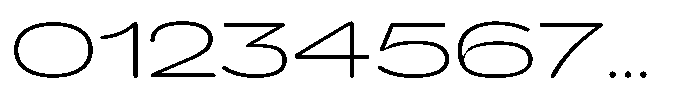 Hop Expanded Rounded Thin Font OTHER CHARS