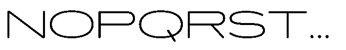Hop Expanded Rounded Thin Font UPPERCASE