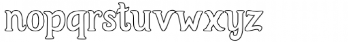 Hop Serif Hand Lettering Lines Font LOWERCASE
